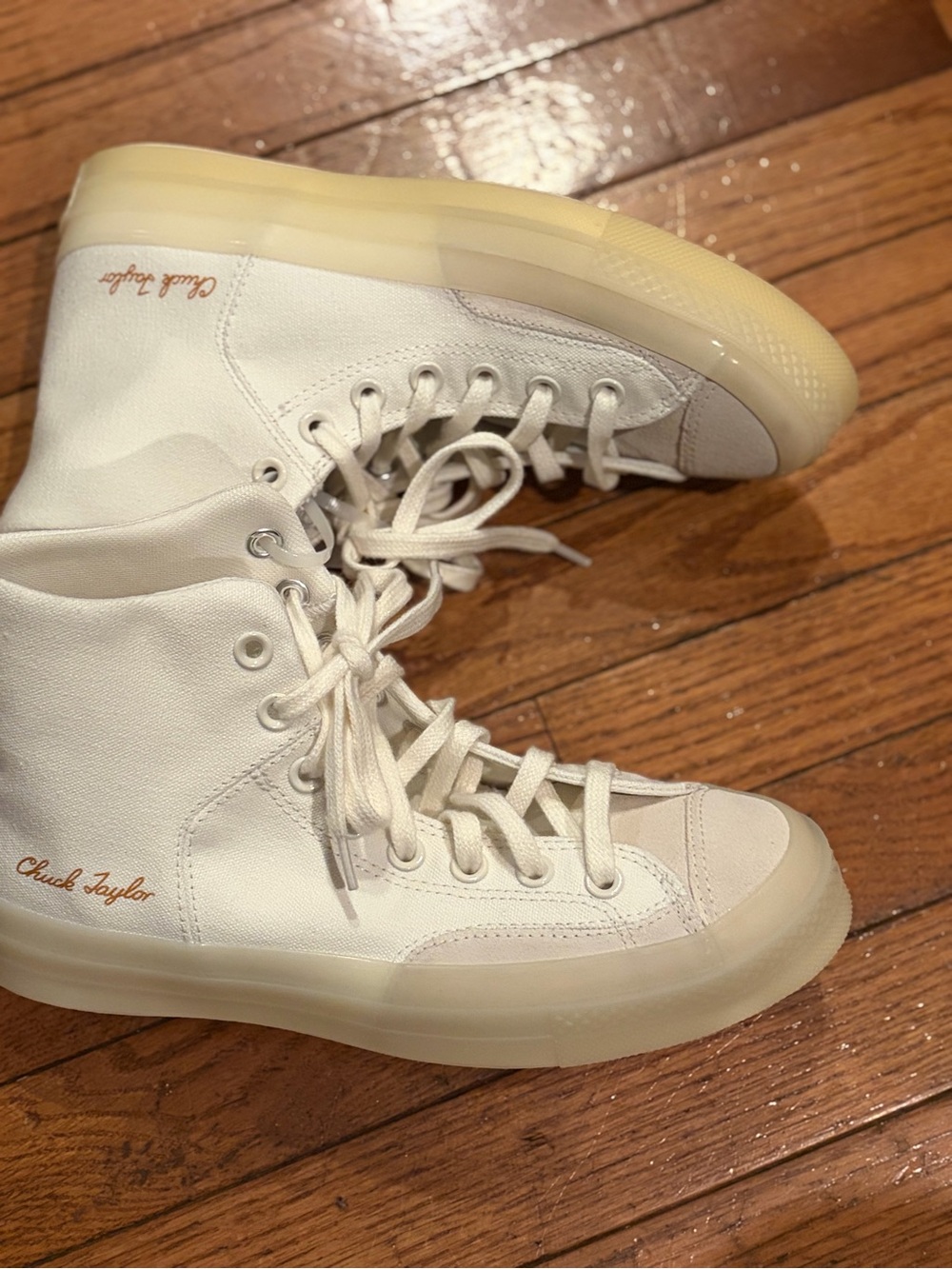 Converse Chuck 70 Marquis Shoes High Top Sneakers Vintage White Size 6.5 M 8.5 W